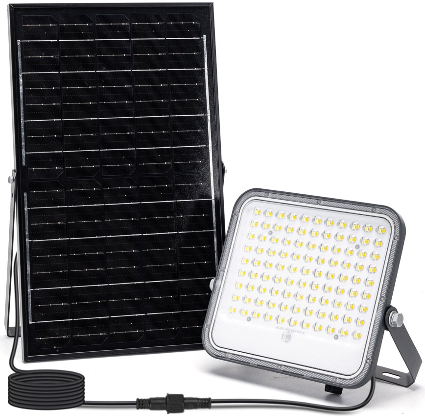 Aigostar - LED Dimbare zonne-schijnwerper LED/150W/3,4V 3000/4000/6500K IP66 12000 mAh + afstandsbediening