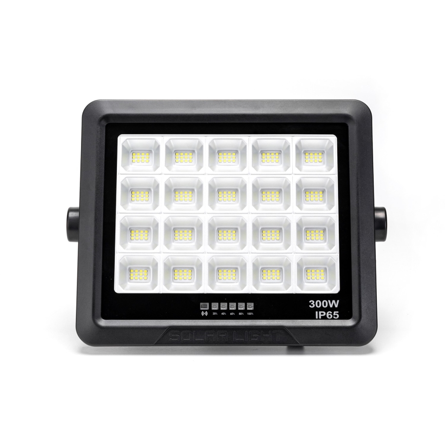Aigostar - LED Dimbare zonne-schijnwerper LED/300W/3,4V IP65 + afstandsbediening