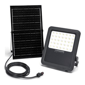 Aigostar - LED Dimbare zonne-schijnwerper LED/300W/3,4V IP65 + afstandsbediening