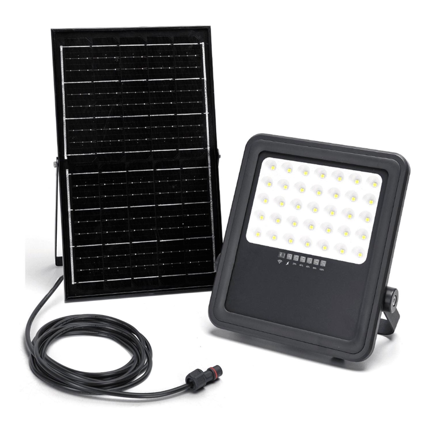 Aigostar - LED Dimbare zonne-schijnwerper LED/300W/3,4V IP65 + afstandsbediening