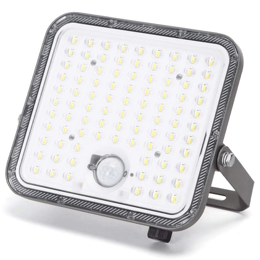 Aigostar - LED Dimbare zonne-schijnwerper met sensor LED/120W/3,4V 6500K IP66 8000 mAh + afstandsbediening
