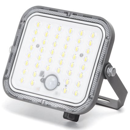 Aigostar - LED Dimbare zonne-schijnwerper met sensor LED/80W/3,4V 6500K IP66 4000 mAh + afstandsbediening