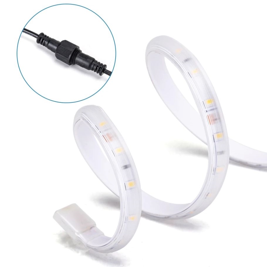 Aigostar - LED Dimbare zonnestrip LED/1,6W/3,2V 3 m 1600 mAh 6500K IP65 + afstandsbediening