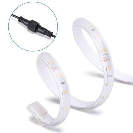 Aigostar - LED Dimbare zonnestrip LED/20W/3,2V 20 m 2700K IP65 + afstandsbediening