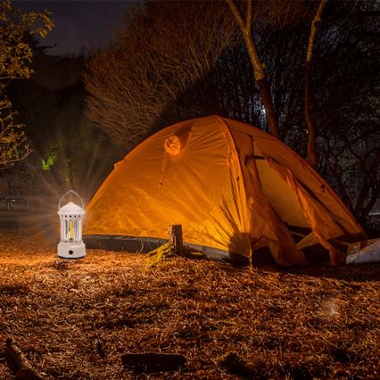 Aigostar - LED Draagbaar oplaadbaar kamperen lamp LED/2W/3,7V 1200mAh