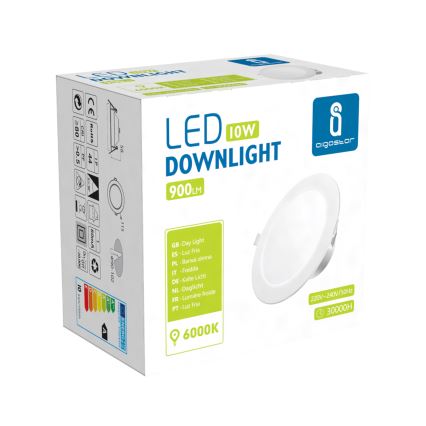 Aigostar - Hangende LED Badkamer plafond verlichting LED/10W/230V 6000K IP44 diameter 11,5 cm wit