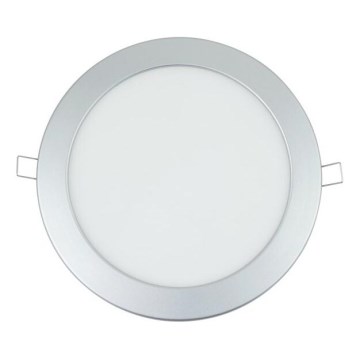 Aigostar - LED Hang plafondverlichting ULTRATHIN LED/20W/230V 3000K mat chroom