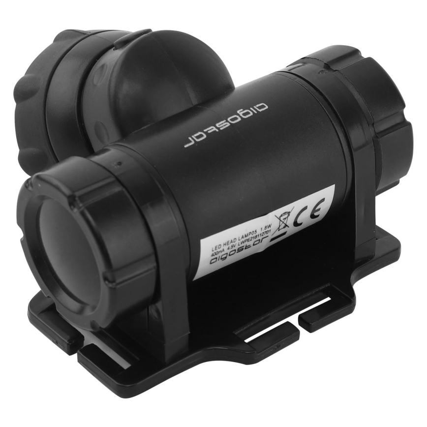 Aigostar - LED Hoofdlamp LED/1,8W/3xAAA