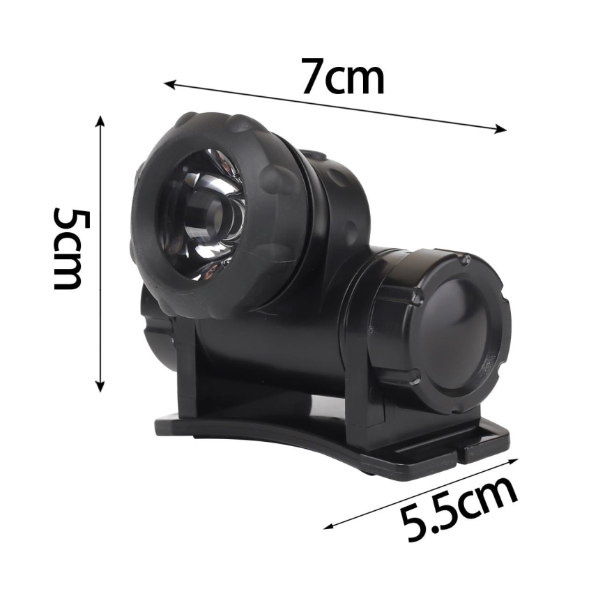 Aigostar - LED Hoofdlamp LED/1,8W/3xAAA