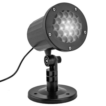 Aigostar - LED Kerst buitenprojector sneeuwvlokken LED/5W/230V IP44 koel wit