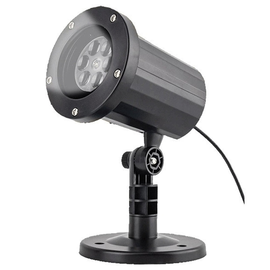 Aigostar - LED kerstprojector voor buiten met sneeuwvlokken LED/5W/230V IP44 meerkleurig