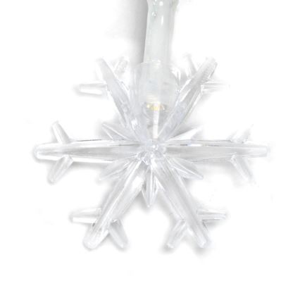 Aigostar - LED Kerst lichtsnoer 20xLED/3xAA 3,3m sneeuwvlokken