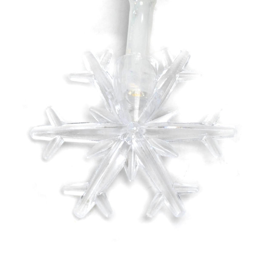 Aigostar - LED Kerst lichtsnoer 20xLED/3xAA 3,3m sneeuwvlokken