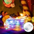 Aigostar - LED Kerst lichtsnoer 50xLED/3xAA 5,3m Meerdere kleuren
