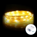 Aigostar - LED Kerst lichtsnoer 50xLED/3xAA 5,3m warm wit