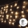 Aigostar-LED Kerst lichtsnoer voor buiten 100xLED/8 Functies 3xAA 8x0,4m IP44 warm wit