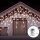 Aigostar - LED Kerst lichtsnoer voor buiten 100xLED/8 Functies/3xAA 8x0,6m IP44 koud wit