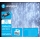 Aigostar - LED Kerst lichtsnoer voor buiten 100xLED/8 Functies 4x1m IP44 koud wit