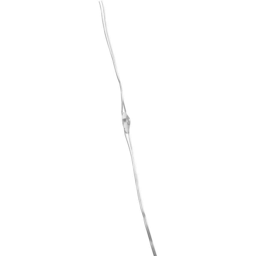 Aigostar - LED Kerst lichtsnoer voor buiten 150xLED/8 Functies/3xAA 15,3m IP44 koud wit