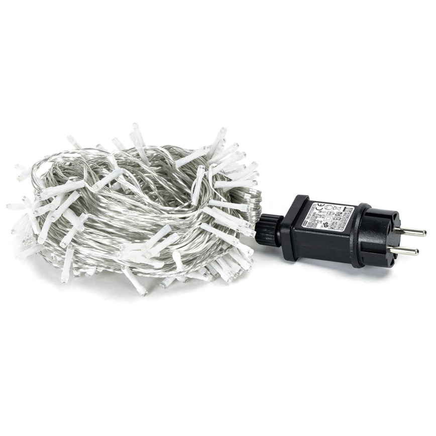 Aigostar - LED Kerst lichtsnoer voor buiten 150xLED/8 Functies 18m IP44 koud wit