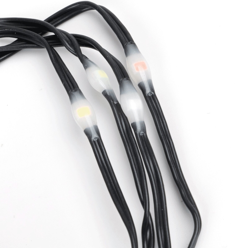 Aigostar -LED Kerst lichtsnoer voor buiten 150xLED/8 Functies 3xAA 15,3m IP44 Meerdere kleuren