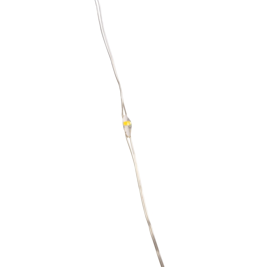 Aigostar -LED Kerst lichtsnoer voor buiten 150xLED/8 Functies 3xAA 15,3m IP44 warm wit