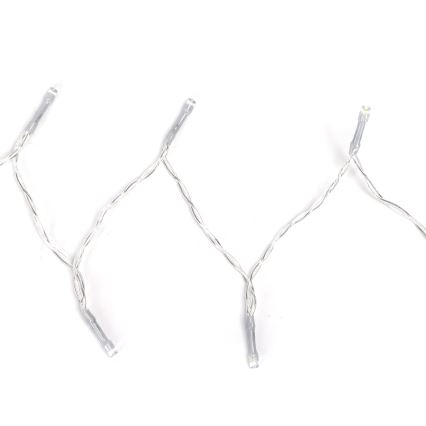 Aigostar -LED Kerst lichtsnoer voor buiten 150xLED/8 Functies 3xAA 15,3m IP44 warm wit