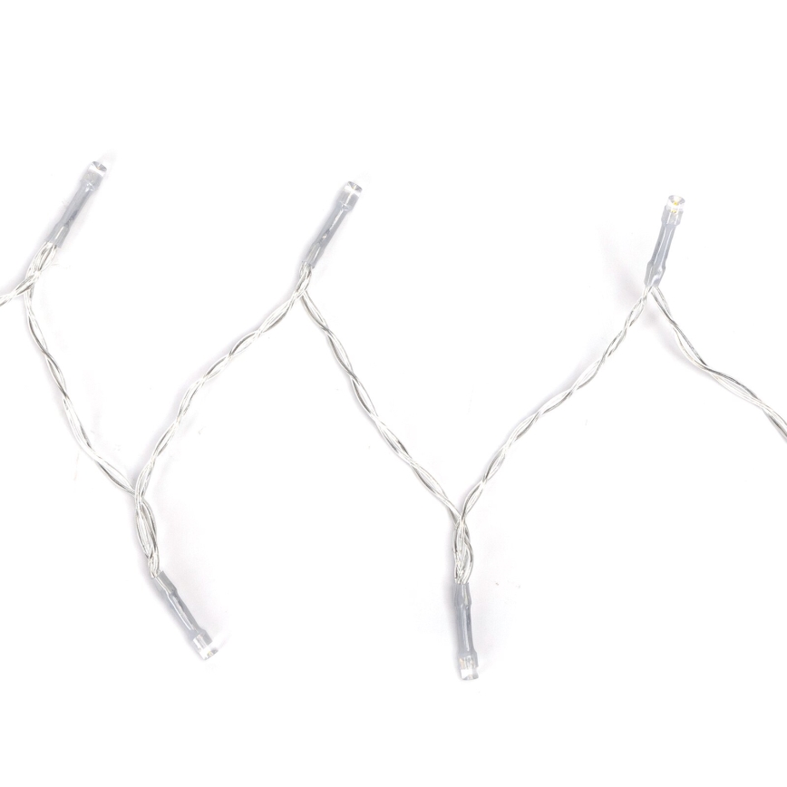 Aigostar -LED Kerst lichtsnoer voor buiten 150xLED/8 Functies 3xAA 15,3m IP44 warm wit