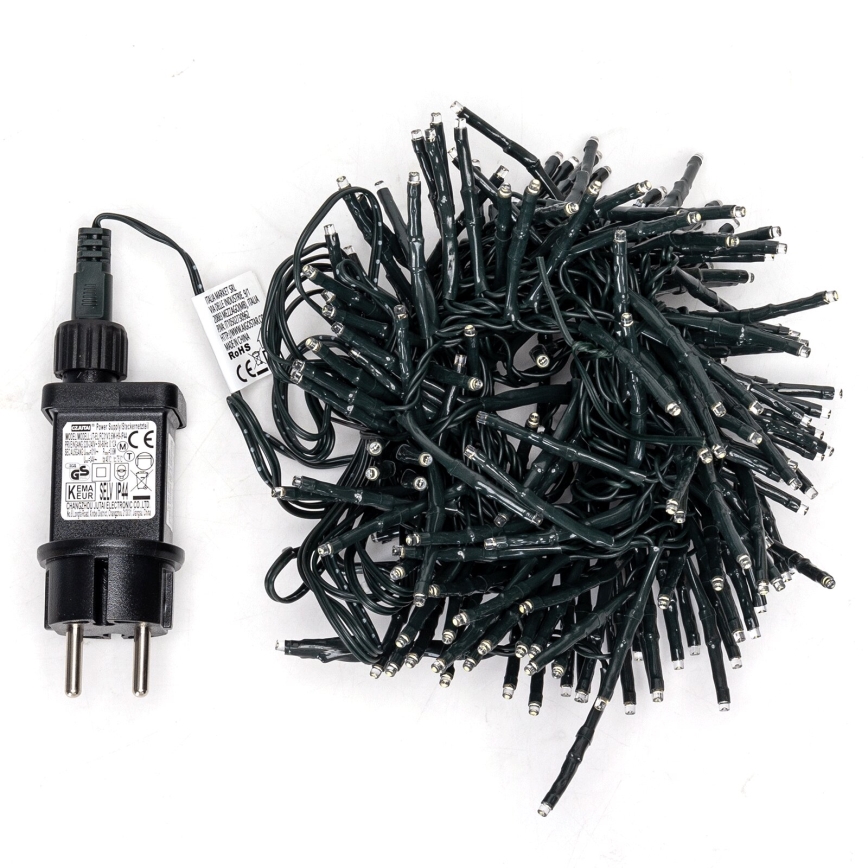Aigostar - LED Kerst lichtsnoer voor buiten 200xLED/8 Functies 8m IP44 koud wit
