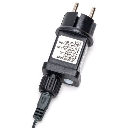 Aigostar - LED Kerst lichtsnoer voor buiten 200xLED/8 Functies 8m IP44 koud wit