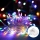 Aigostar - LED Kerst lichtsnoer voor buiten 50xLED/8 Functies 3xAA 5,3m IP44 Meerdere kleuren