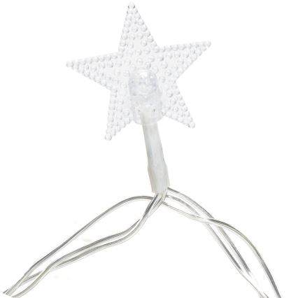 Aigostar - LED Kerst lichtsnoer voor buiten 50xLED/8 Functies 8m IP44 warm wit