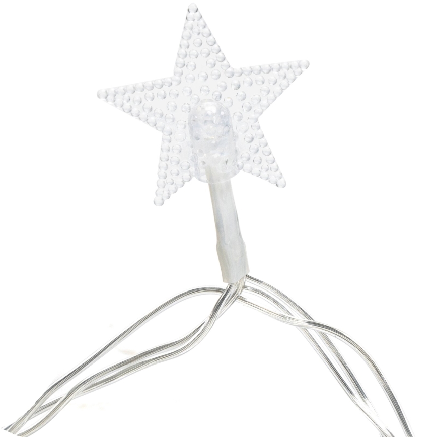 Aigostar - LED Kerst lichtsnoer voor buiten 50xLED/8 Functies 8m IP44 warm wit