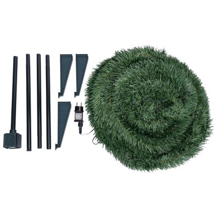 Aigostar - LED buiten kerstboom 150xLED 1,8m IP44 groen warm wit