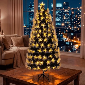 Aigostar - LED kerstboom voor buiten 165xLED/8 functies 1,5 m IP44 warm wit