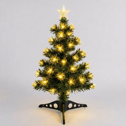 Aigostar - LED kerstboom voor buiten 55xLED/8 functies 0,6 m IP44 warm wit