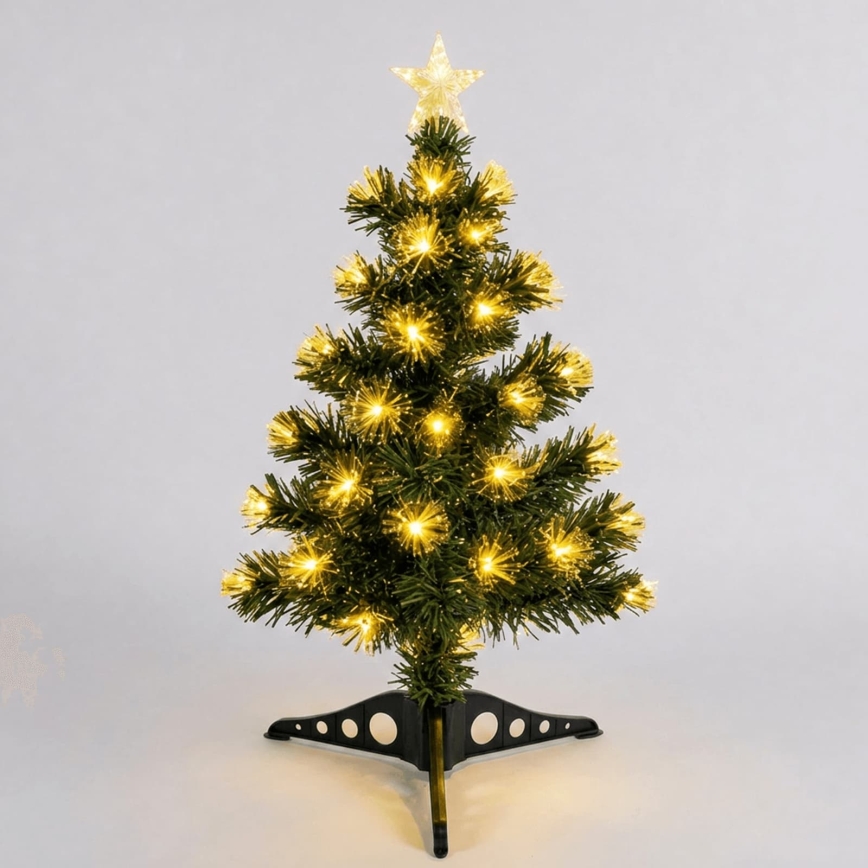 Aigostar - LED kerstboom voor buiten 85xLED/8 functies 0,9 m IP44 warm wit