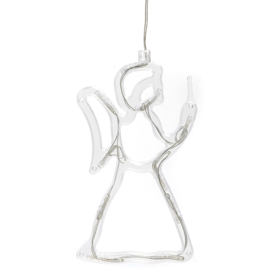 Aigostar - LED kerstdecoratie LED/3xAAA engel 21cm
