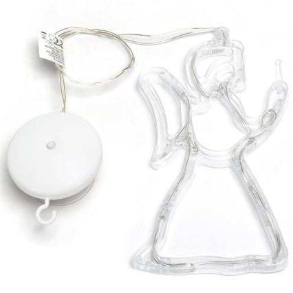 Aigostar - LED kerstdecoratie LED/3xAAA engel 21cm