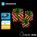 Aigostar- LED Kerstdecoratie voor buiten 3,6W/31/230V 2700K 20/25/30cm IP44 cadeaus