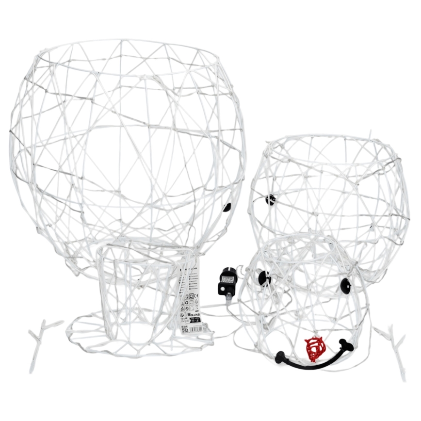 Aigostar - LED Kerstdecoratie voor buiten 3,6W/31/230V 6500K 120cm IP44 sneeuwpop