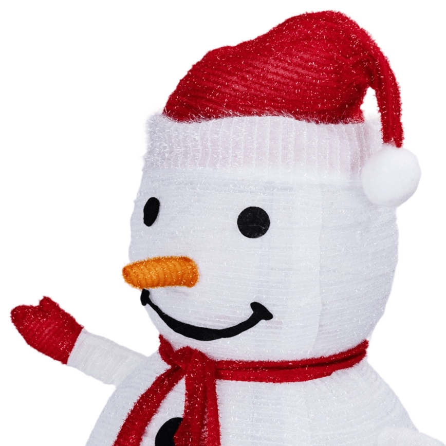 Aigostar - LED kerst-sneeuwman voor buiten 50xLED/3xAA 0,7m IP44 + afstandsbediening