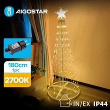 Aigostar - LED Kerstdecoratie voor buiten LED/3,6W/31/230V 2700K 180 cm IP44