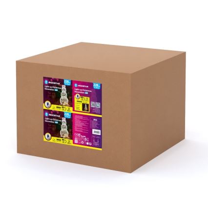 Aigostar - LED Kerstdecoratie voor buiten LED/3,6W/31/230V 2700K 90 cm IP44 sneeuwpop