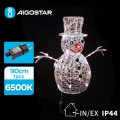 Aigostar-LED Kerstdecoratie voor buiten LED/3,6W/31/230V 6500K 90cm IP44 sneeuwpop