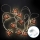 Aigostar - LED-kerstketting 10xLED/3xAA 1,5 m warm wit met sleeën