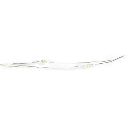Aigostar - LED-kerstlichtsnoer 100xLED/3xAA 10,3m koud wit