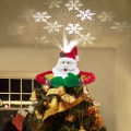 Aigostar - LED kerstprojector met sneeuwvlokken LED/5W/230V koel wit Kerstman