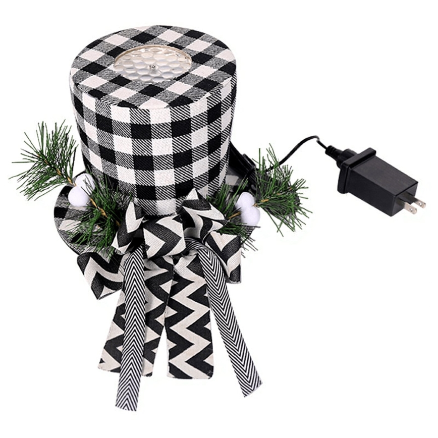 Aigostar - LED kerstprojector met sneeuwvlokken LED/5W/230V koel wit zwart/wit