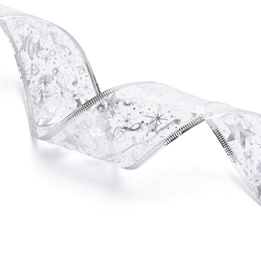 Aigostar - LED kerstsnoer 100x LED/3xAA 10 m warm wit zilver